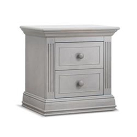 Sorelle Furniture Providence Nightstand, Stone Gray 8380-SG